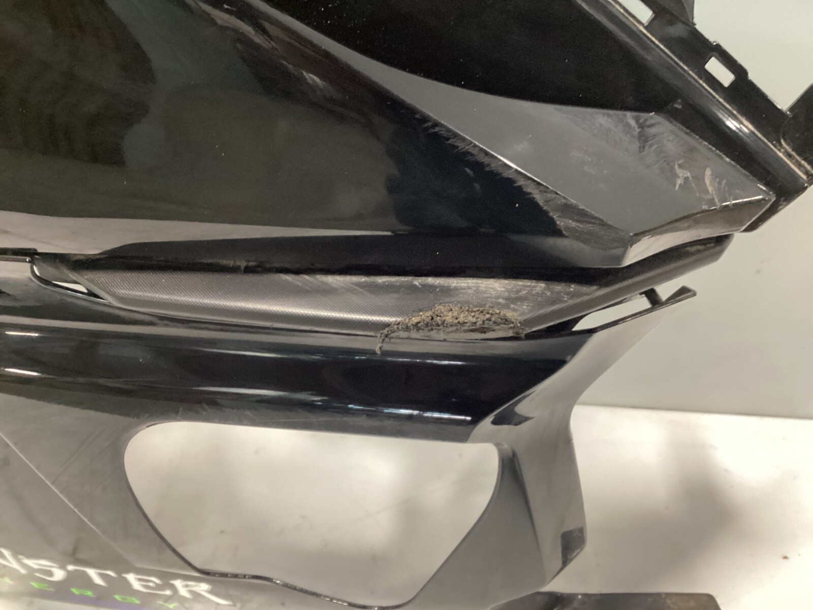 19-23 YAMAHA YZF R3 MONSTER LEFT SIDE FAIRING BODY PANEL COWLING ...