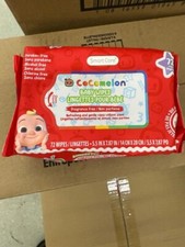 2-pk 72ct Cocomelon Fragrance Free Baby Wipes.