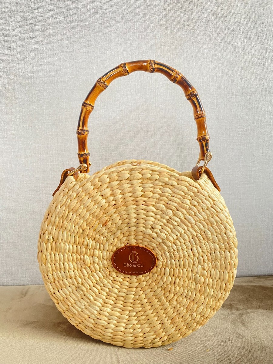 Bali Bamboo Pocketbook Rattan Round Pocketbook Round Rattan Sling