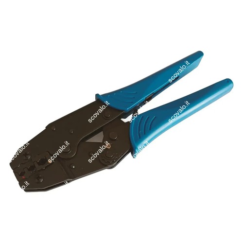 pinza crimpatrice per capicorda isolati 0.25-6mm a crimpare cricchetto - Foto 2 di 7