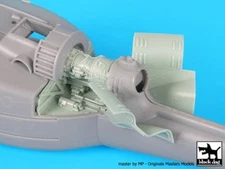 Black Dog 1/48 Bell UH-1C Iroquois Helicopter Engine Details (Hobby Boss) A48062