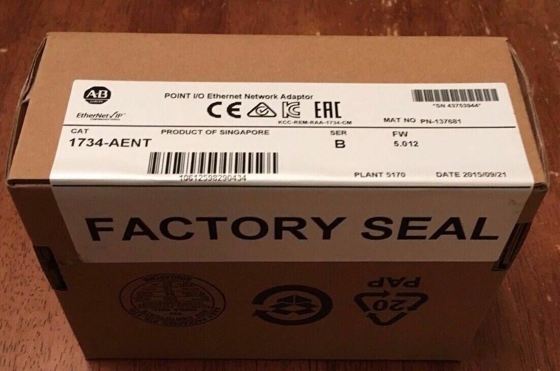 New Factory Sealed AB 1734-AENT POINT I/O Ethernet Network Adapt