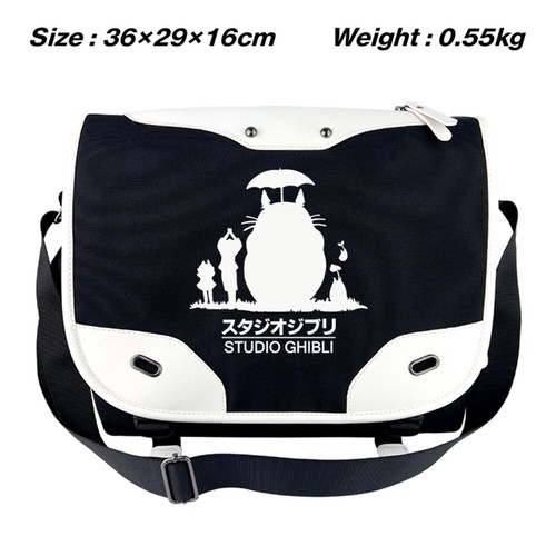 MY NEIGHBOUR TOTORO Long Strap Shoulder Bag Men's Messenger School Bag Crossbody - Picture 12 of 18