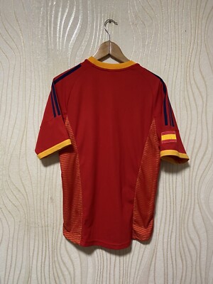 SPAIN 2002 2004 HOME FOOTBALL SHIRT SOCCER JERSEY ADIDAS SPAIN 2002 2004 HOME FOOTBALL SHIRT SOCCER JERSEY ADIDAS