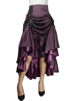 Purple Gothic Steampunk Punk Burlesque Long Pagan Wiccan Gypsy Vamp Pirate Skirt Purple Gothic Steampunk Punk Burlesque Long Pagan Wiccan Gypsy Vamp Pirate Skirt