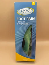 PCS Sole Arch Support Insoles Insert - Mens 10-10.5, Women's 12-12.15