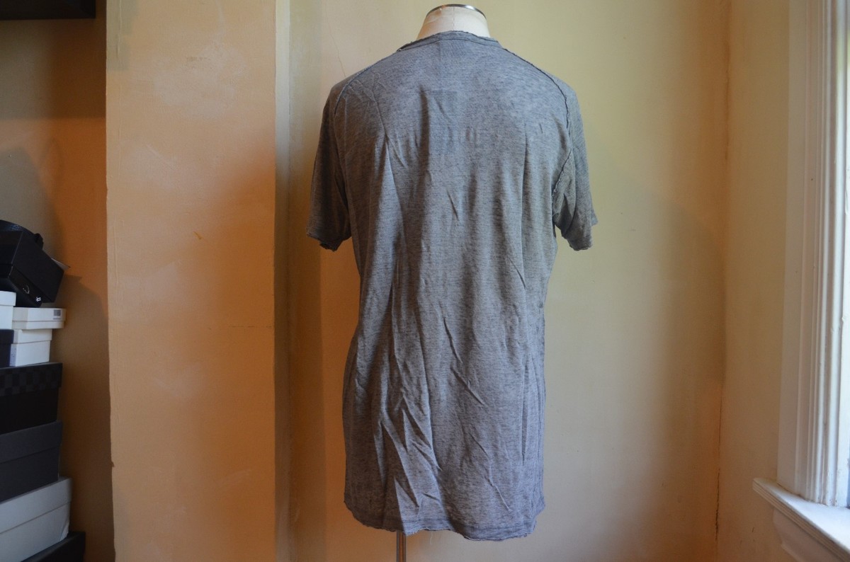 T-shirt Homme Dolce & Gabbana - Col V Gris - Taille M (48) - Neuf Avec étiquettes