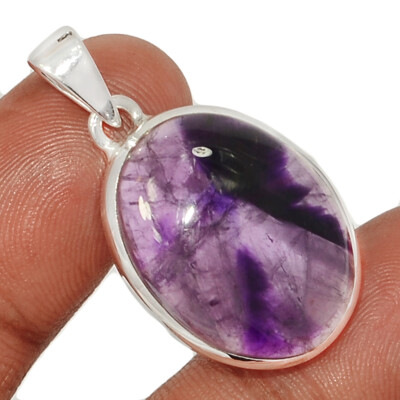 Natural Atomic Amethyst Star 925 Sterling Silver Pendant Jewelry CP63485