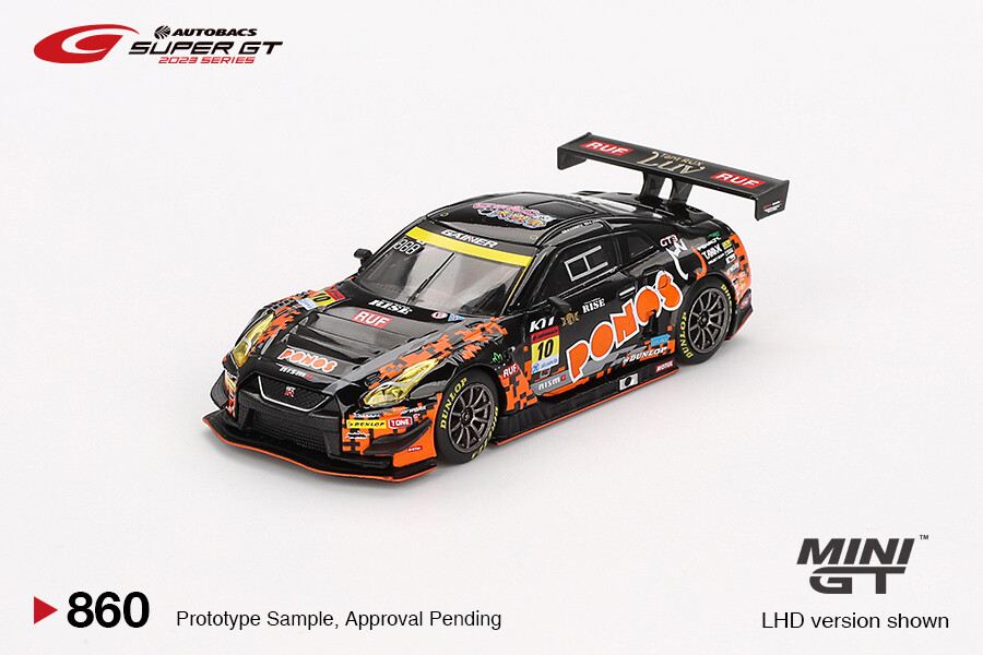 ミニカー NISMO GT-R INTERNATIONAL POKKA 1000km In Stock) Mini GT #860 Nissan GT-R NISMO GT3 #10 