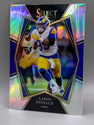 2021 FOTL AARON DONALD PANINI PRIZM SELECT FOOTBALL PREMIER LEVEL #120
