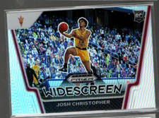 2021-22 Prizm Draft Picks Widescreen Prizms Silver #11 Josh Christopher
