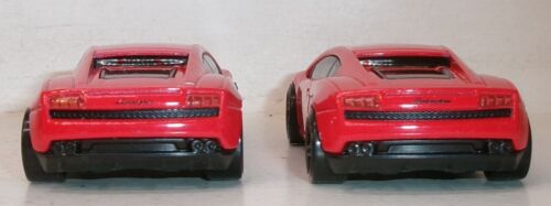 2 LOOSE 2021 HOT WHEELS 1:64 RED LAMBORGHINI GALLARDO 560-4 MULTIPACK EXCLUSIVE - Picture 4 of 9