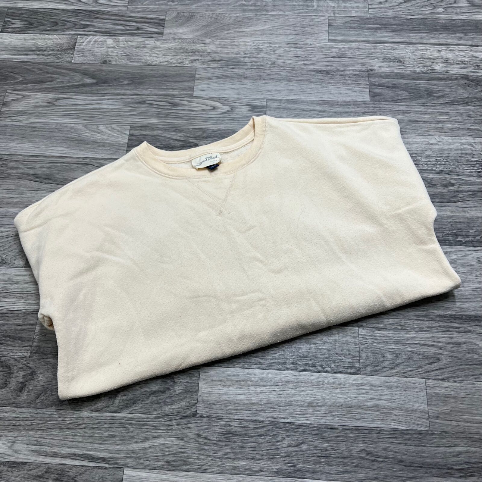 UNIVERSAL THREAD Round Neck Pullover Cream Sweats… - image 5