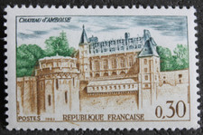 Timbre - FRANCE - Château d'AMBOISE - Neuf ** - YT1390 - 1963