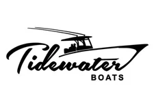 Tidewater Boats  Fishing Outdoor Sports Decal You Pick Color