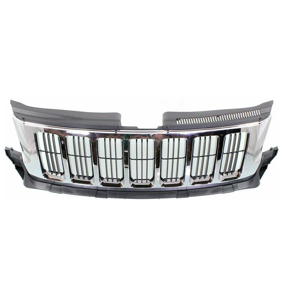 For 2011 2012 13 Jeep Grand Cherokee Front New Grille Replace Plastic CH1200341 Foto 2 de 4