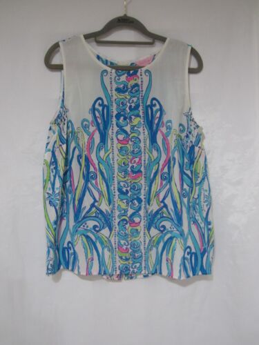 Lilly Pulitzer L Iona Silk Shell Top