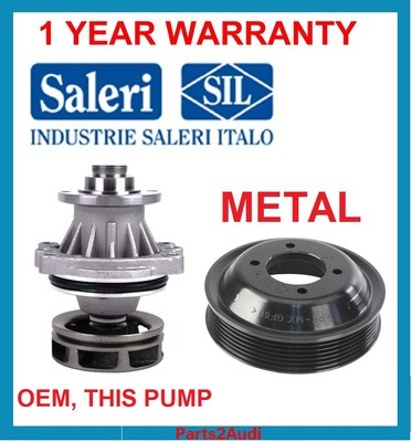 OEM Engine Water Pump and Water Pump Pulley Water Pump Kit 2PCS for BMW  E46,E38