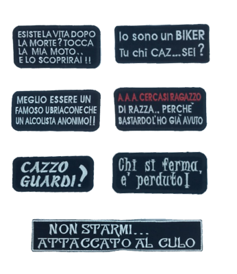 Toppe E Patch Personalizzate Ricamate