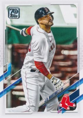 2021 Topps #20 J.D. MARTINEZ - Boston Red Sox