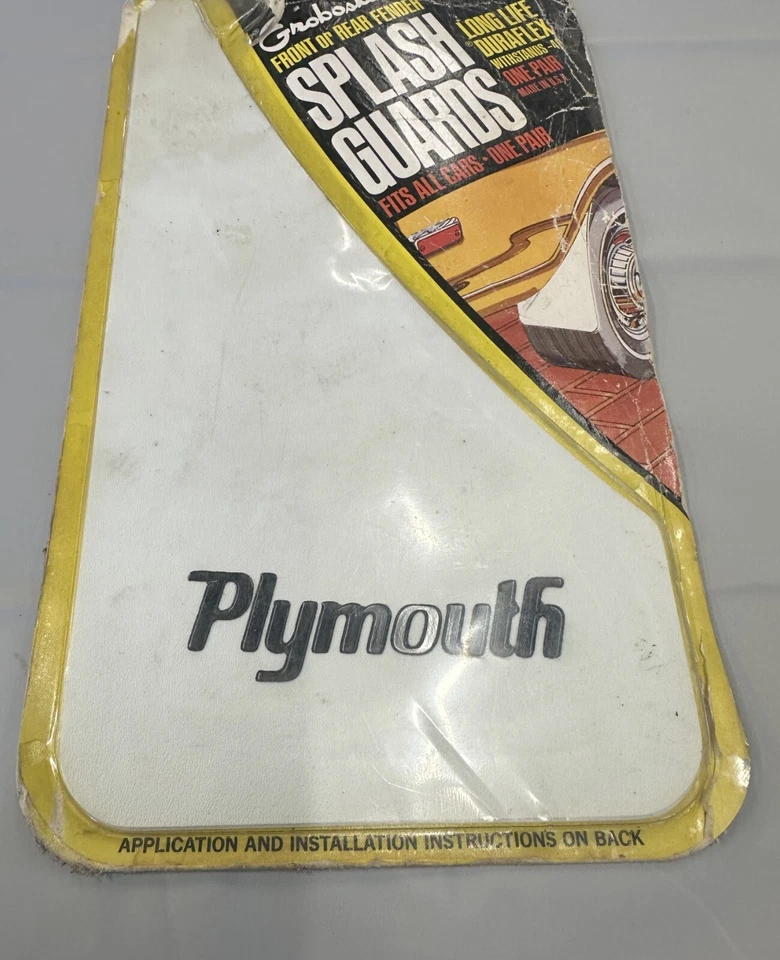 Protectores contra salpicaduras Plymouth Volare Scamp Horizon Champ Dodge Colt Omni Daytona MoPar Foto 3 de 4