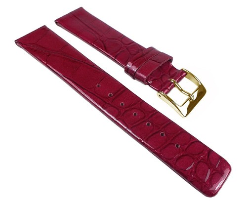 Bracelet de montre vintage façon cuir vieilli marron foncé 21mm neuf - Montres & Bijoux