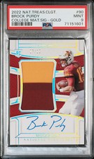 2022 National Treasure Brock Purdy TRUE RPA GOLD /10 PSA 9! POP 1!!! RARE!!!!