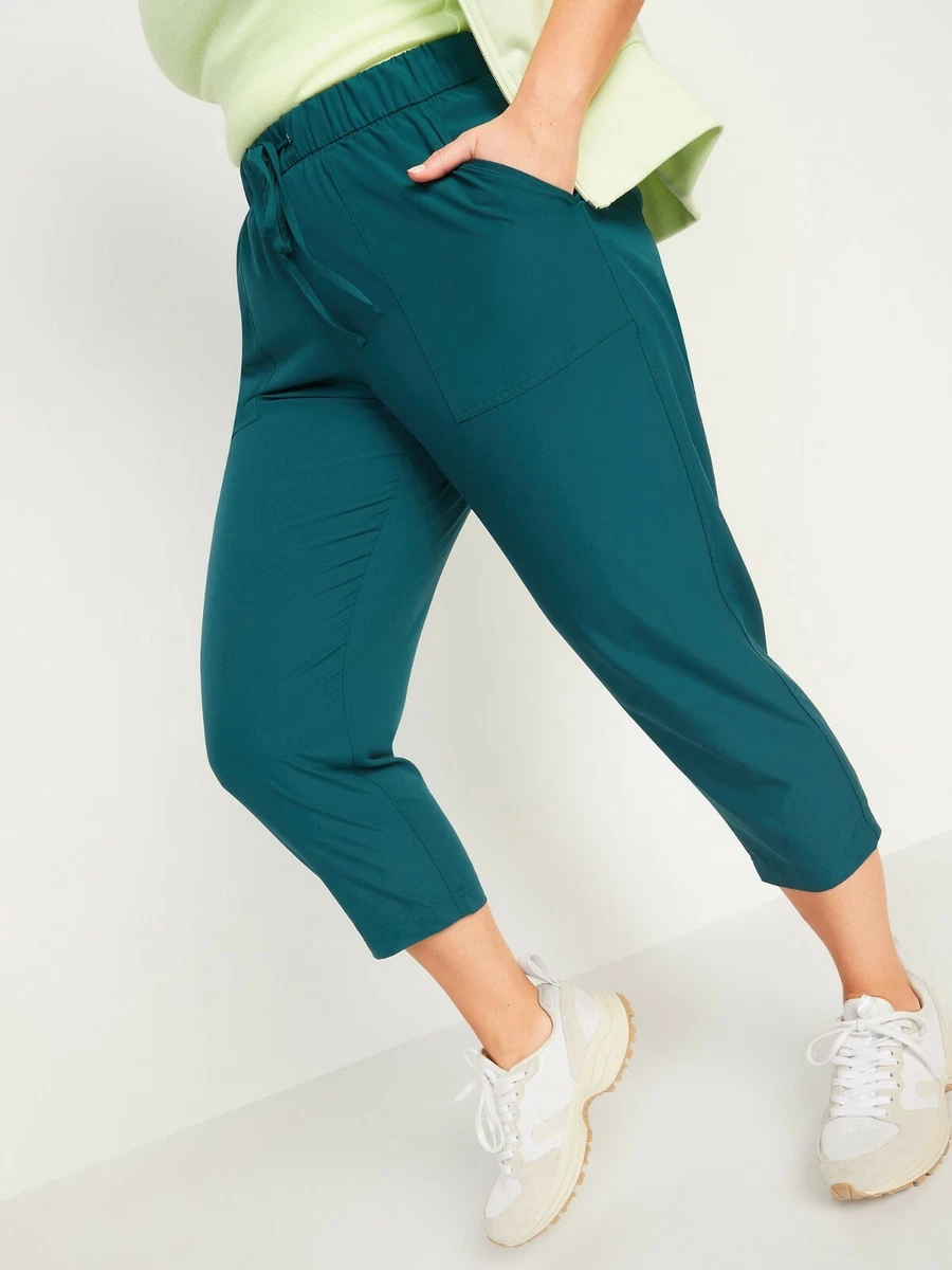 Old Navy High Waisted Stretchtech Utility Crop Pants Size XL TALL