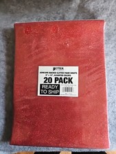 20 Pack Glitter Foam Sheets with Adhesive Backing, 9 x 12 Inch, Assorted 20 C...