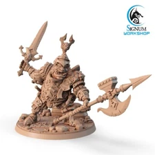 Ogre Heavy Infantry Halberd - Signum Games - Fantasy Dungeons and Dragons
