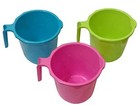 Plastic Mugs Assorted Bathroom Mug For Multipurpose Uses Color May Very 1L