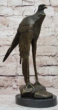 Art Deco Secretary Bird By French Animilar Moigniez Home Cabin Decoration