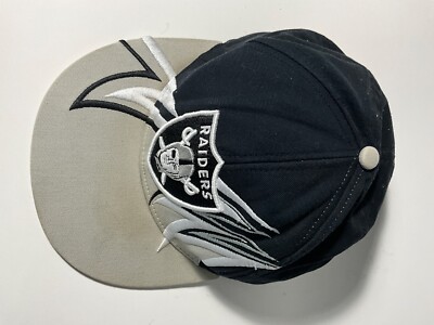 Vintage Raiders Double/Triple SharkTooth Puff NFL Snapback Cap