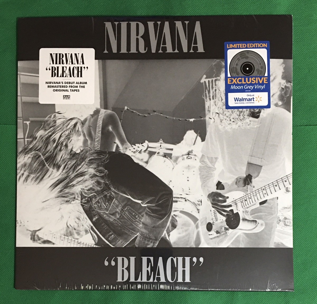 Nirvana “Bleach” Walmart Exclusive Moon Grey Vinyl LP 2009 Nirvana “Bleach” Walmart Exclusive Moon Grey Vinyl LP 2009