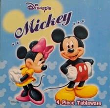 Disney's Mickey 4 Piece Kids Tableware Set  NIB