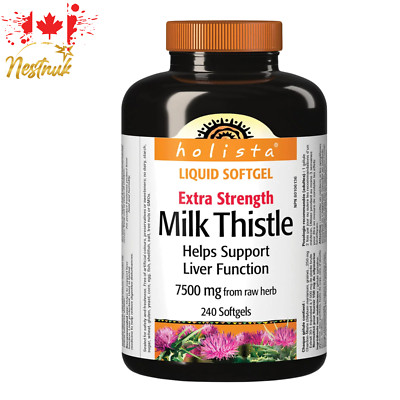 Holista Extra Strength Milk Thistle 250mg   240 Softgels | Liver Detox Support