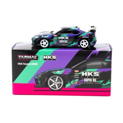 TOYOTA GR86 1/64 ミニカー 1/64 Toyota GR86 Larry Chen's HKS Turbocharged GR86 LHD