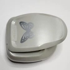 The Paper Studio Butterfly 1.5" Plus Shape Push Lever Paper Punch Pre Owned