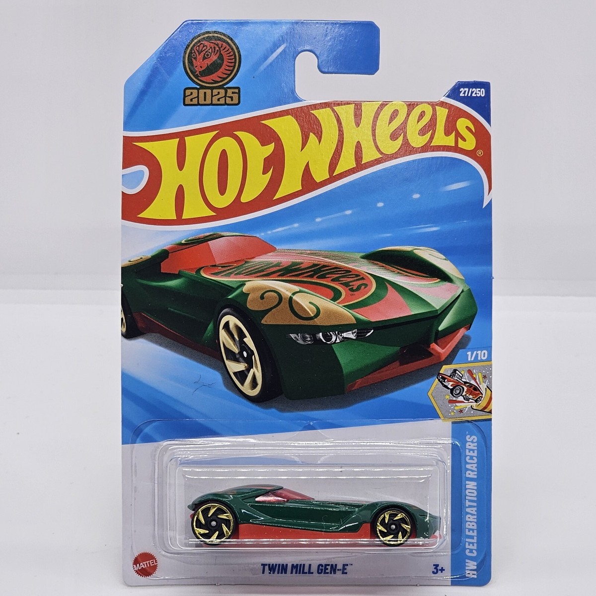 HOT WHEELS TWIN MILL GEN-E Series NEW 2025 SERIES HW CELEBRATION RACERS NEW  YEAR