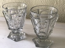 2 ANCIENS VERRES EN CRISTAL CHARLES X
