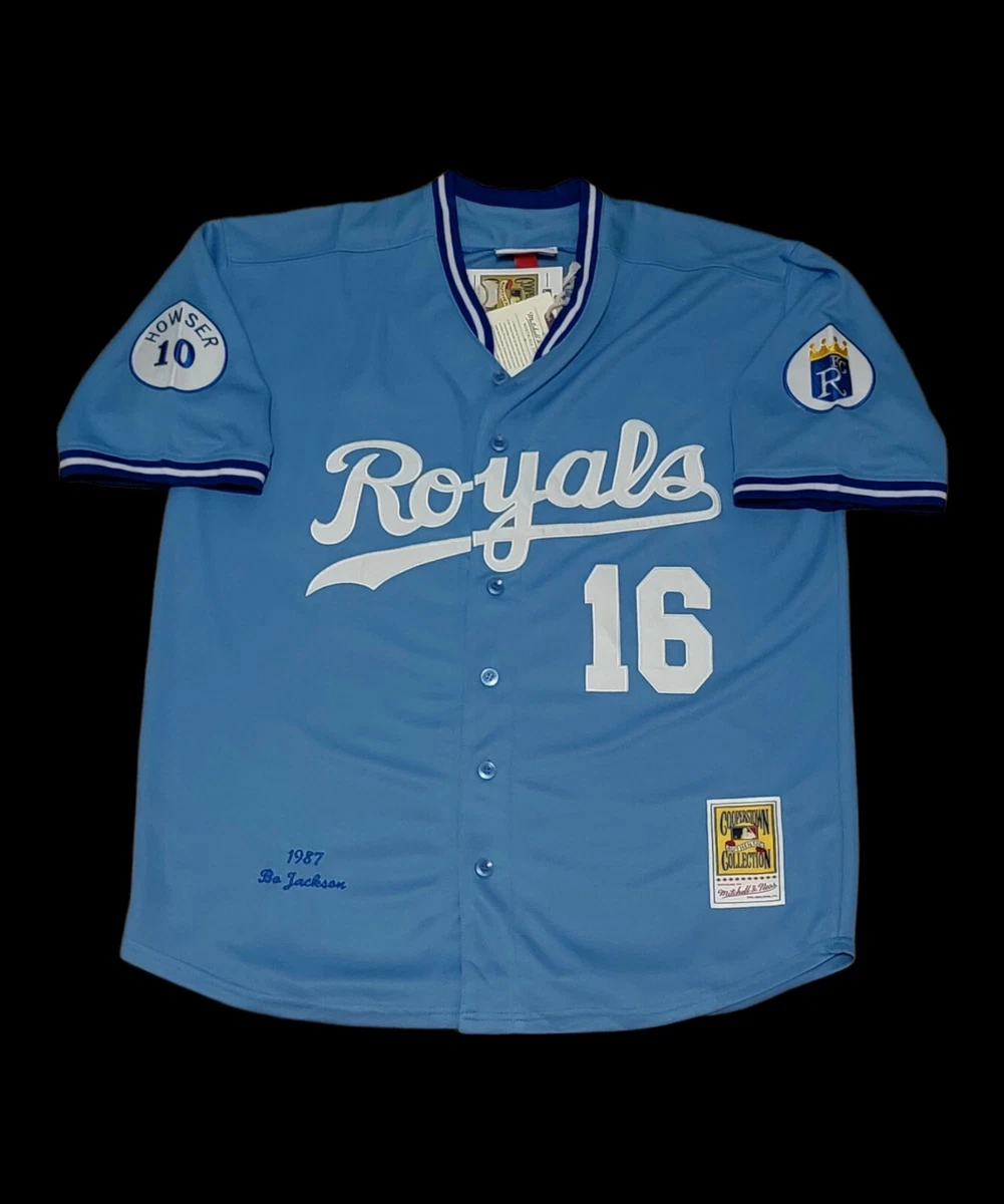 Bo Jackson Kansas City Royals Jersey 1987 Throwback Stitched New With Tags SALE
