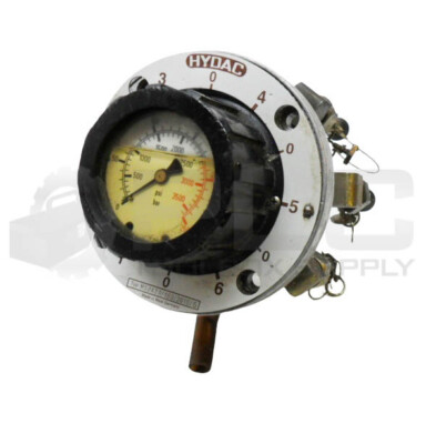 HYDAC MS2A2.0/180/2610/5 PRESSURE GAUGE 0-3500PSI