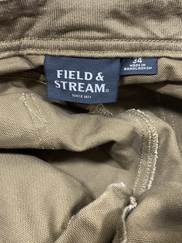 Field & Stream Pants Mens 34x30 Brush Briar Hunting Field Double Knee Canvas - Picture 4 of 5