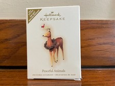 2007 Hallmark - Peaceful Animals - Exclusive VIP Gift Keepsake Ornament