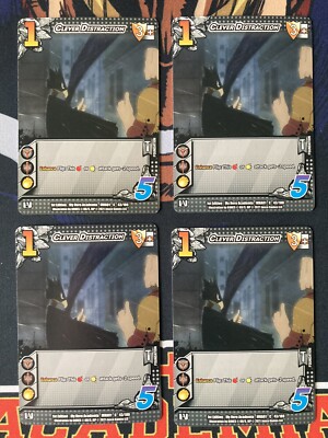 My Hero Academia CCG | Clever Distraction  x 4 | Series 1 | 1st Edition