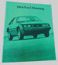 1984 Ford Mustang Dealer Sales Brochure