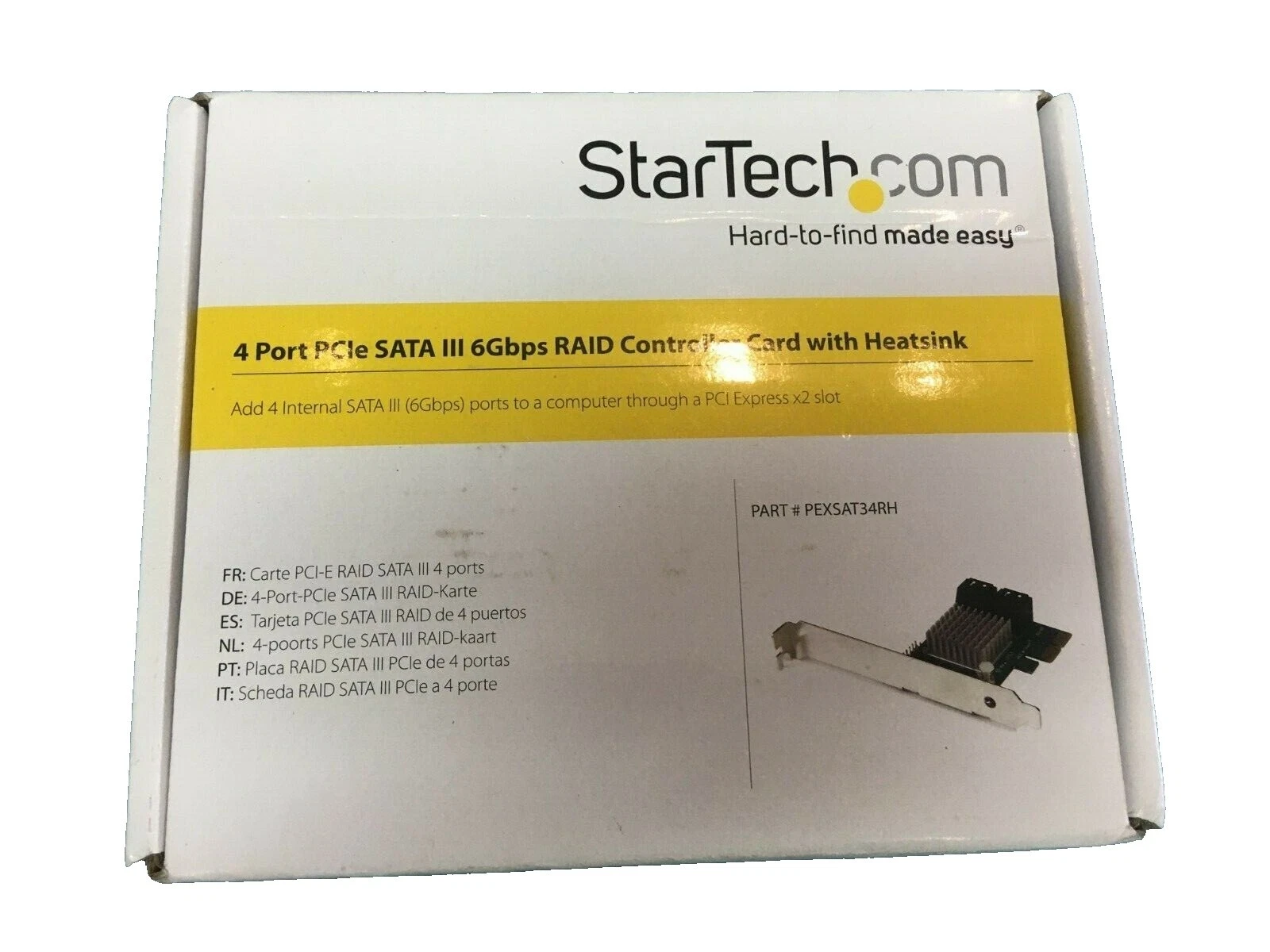 Las tarjetas controladoras RAID StarTech