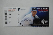 DETROIT TIGERS VS CHICAGO WHITE SOX 6/26/2015 FULL TICKET ~ ANIBAL SANCHEZ