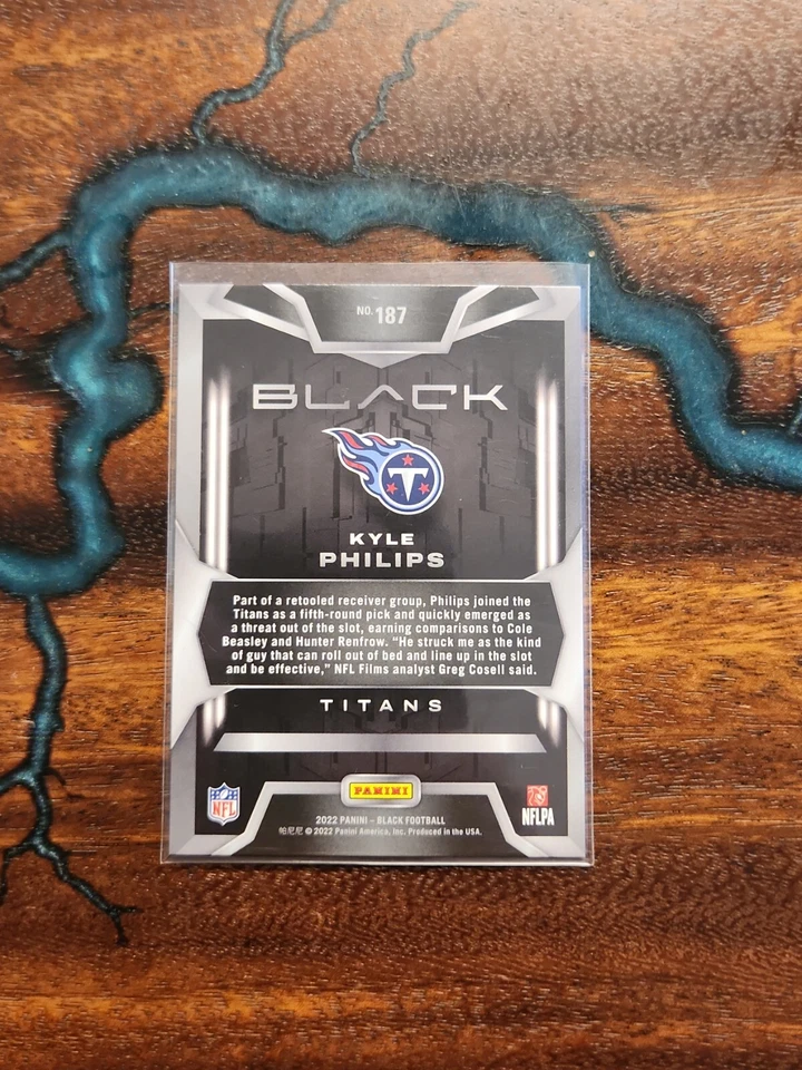 2022 panini black Kyle Phillips #75 - Image 4 of 4