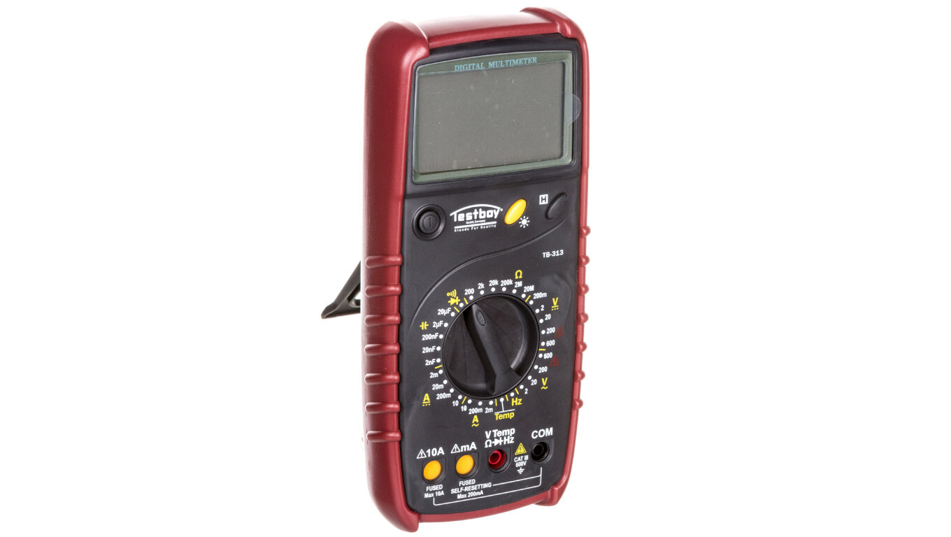 Digital multimeter LCD display CAT III 600V Testboy TB 313 /T2UK